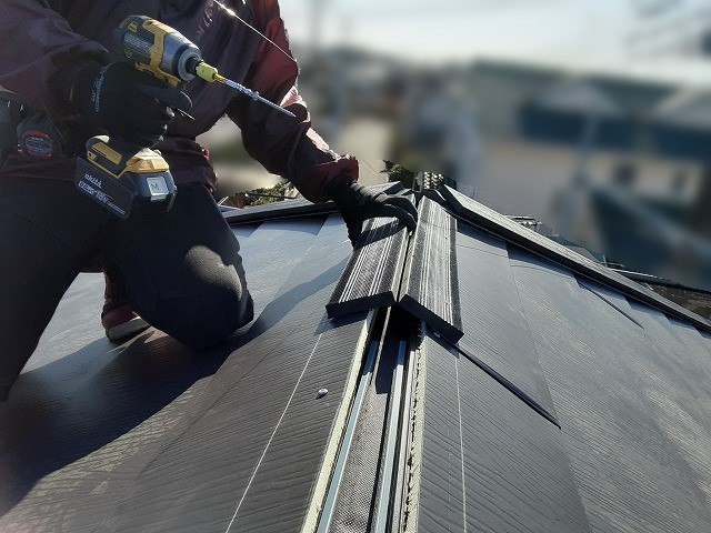 樹脂製貫板設置